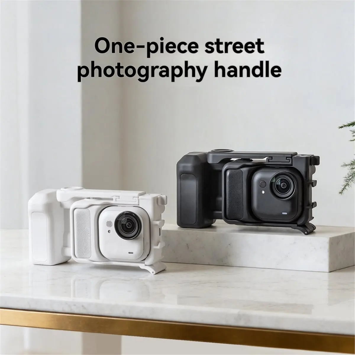 Big Discount Street Camera Handle for Insta360 Go Ultra Quick-Release Bracket Cage Grip Shutter Hand Frame A