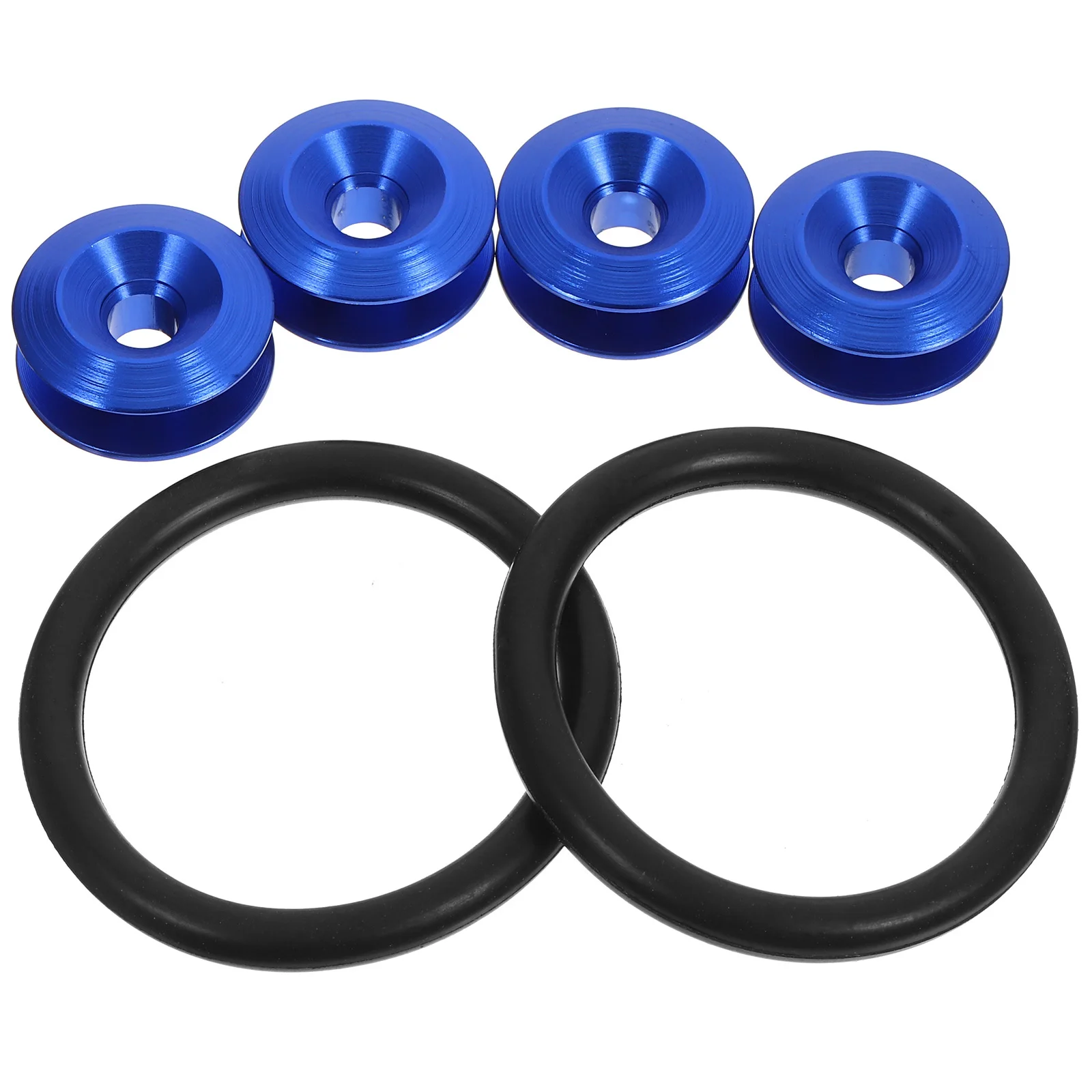 

1 Set Washer Kit Aluminum Alloy Bumper Fasteners Durable Secure Installation Easy Diy Automotive Bolt Washer Quick Release Bands