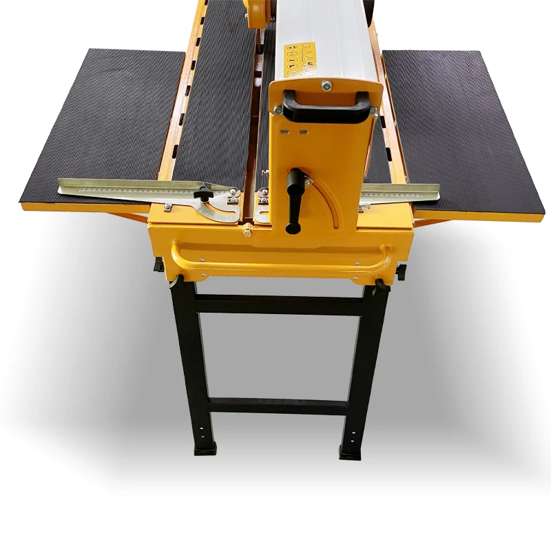 1500W 250mm Electric Wet Tile Saw Cutter Smooth Rail Portable Tile Cutting Machine With Foldable Stand