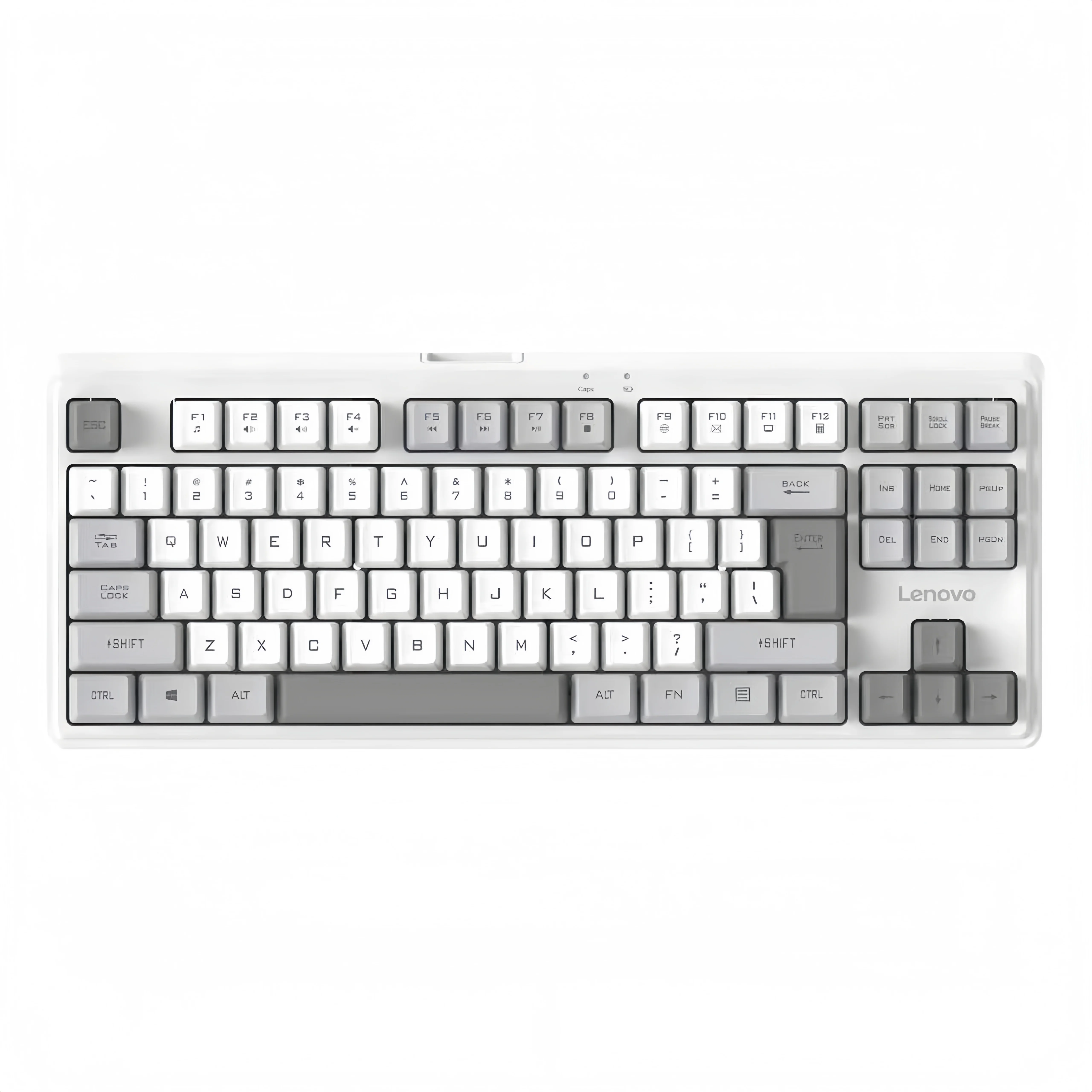 Lenovo X5K PRO Wireless Office Keyboard 87 Keys 2.4G Silent Keyboard 3.6mm Adjustable Button Travel Tilt Stand SuitablePCLaptops