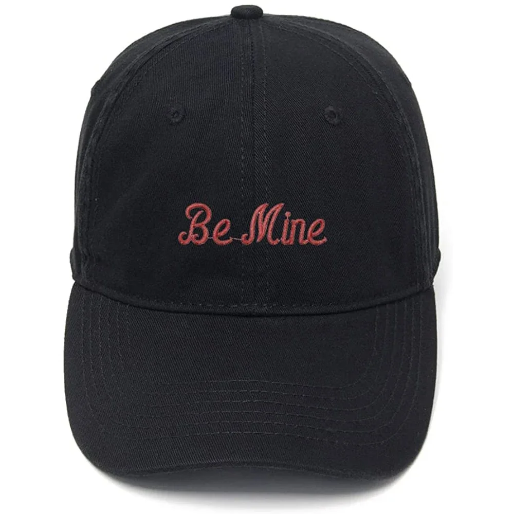 

Lyprerazy Men's Baseball Cap Be Mine Embroidery Hat Cotton Embroidered Casual Baseball Caps