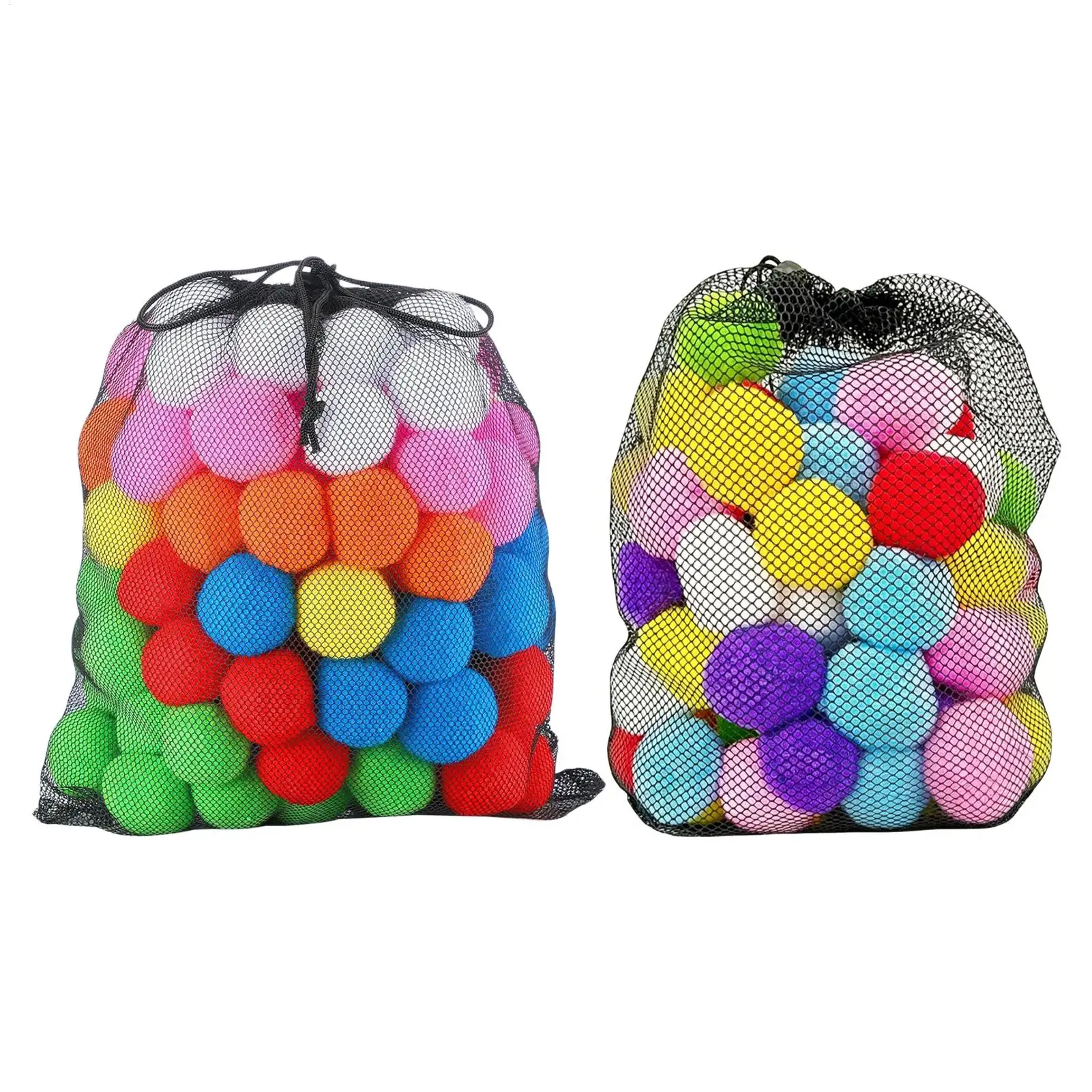 60Pcs Water Soaker Balls Reusable Sponge Water Balloons Cotton Splash Toys for Pool Beach Outdoor Summer Swimming Games Toy