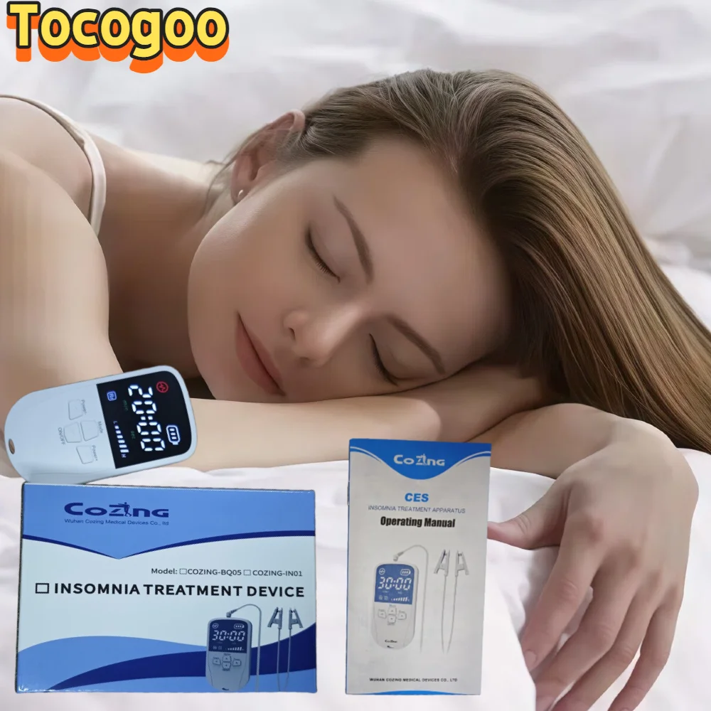 

Устройство для стимуляции вагусного нерва, клипса для уха, способствующая быстрому глубокому сну, снятию бессонницы, тревоги и депрессии.