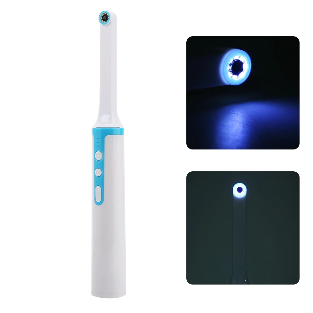 1080P 2MP High Definition Wireless WIFI Dental Intraoral Mirror 8 LED Waterproof Oral Mirror Built-in 800mAh Lithium Battery