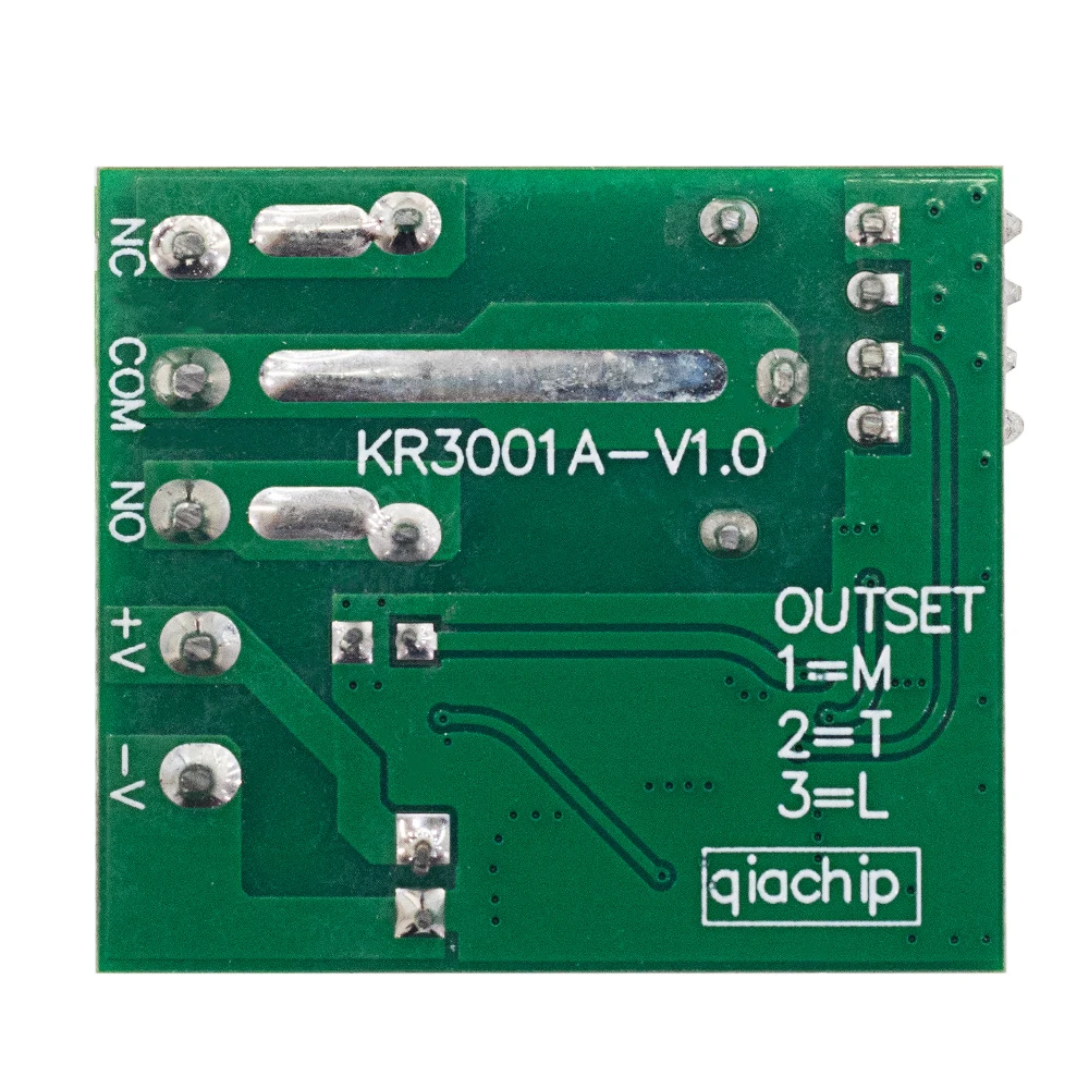 العالمي 433 ميجا هرتز بوابة التحكم عن بعد التبديل تيار مستمر 12 فولت 10A التتابع استقبال وحدة صغيرة التحكم عن بعد لبوابة LED باب المرآب
