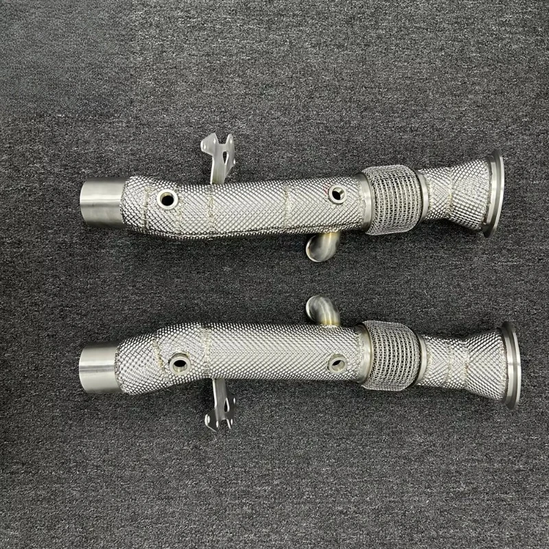 Free Flow Racing Straight Pipes Downpipes for 304 Stainless Steel System    h003