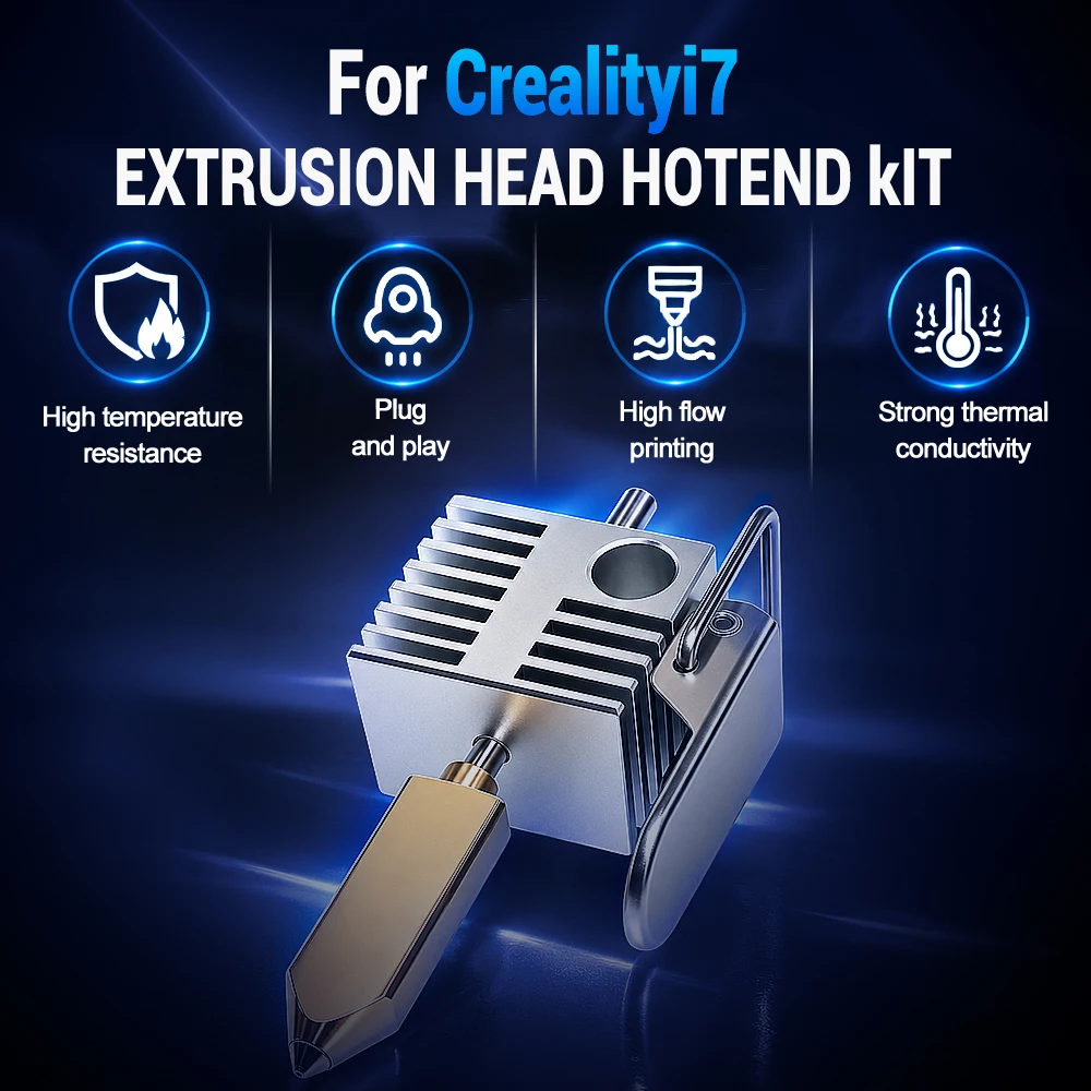 Für Creality SPARKX I7 Hotend I7 Heizelement Nickelbeschichteter 0,2/0,4/0,6/0,8mm Heizblock aus Kupferlegierung + gehärtetem Stahl – Detail 5