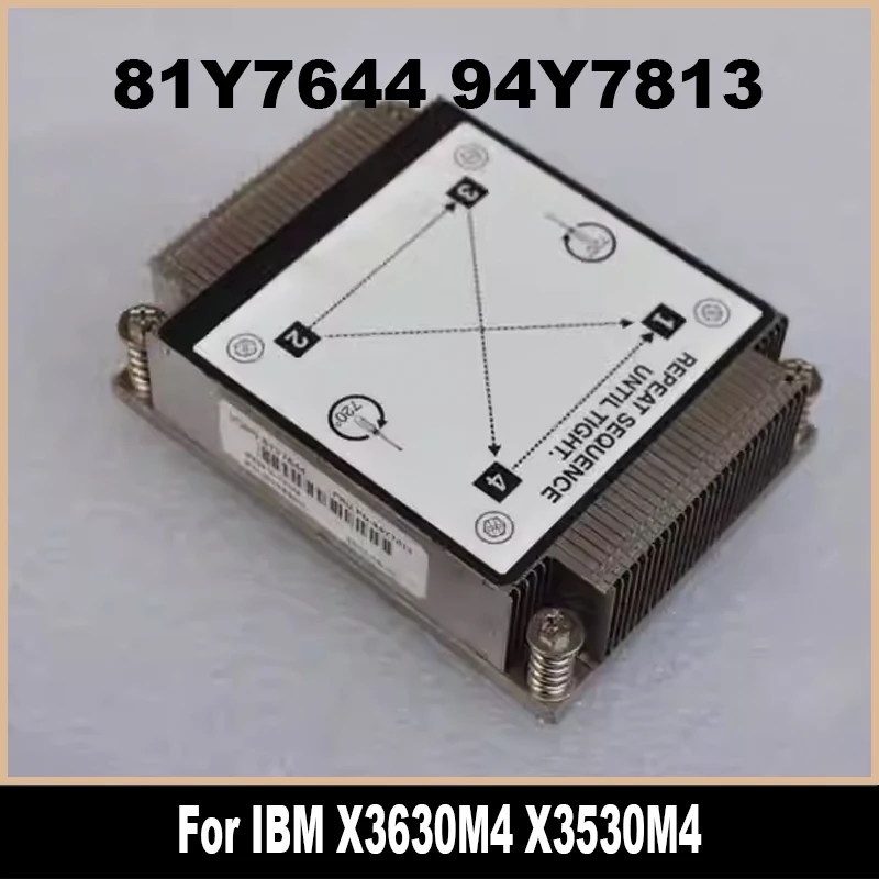 81Y7644 94Y7813 Original For IBM X3630M4 X3530M4 Server CPU Heatsink Radiator 100% Tested