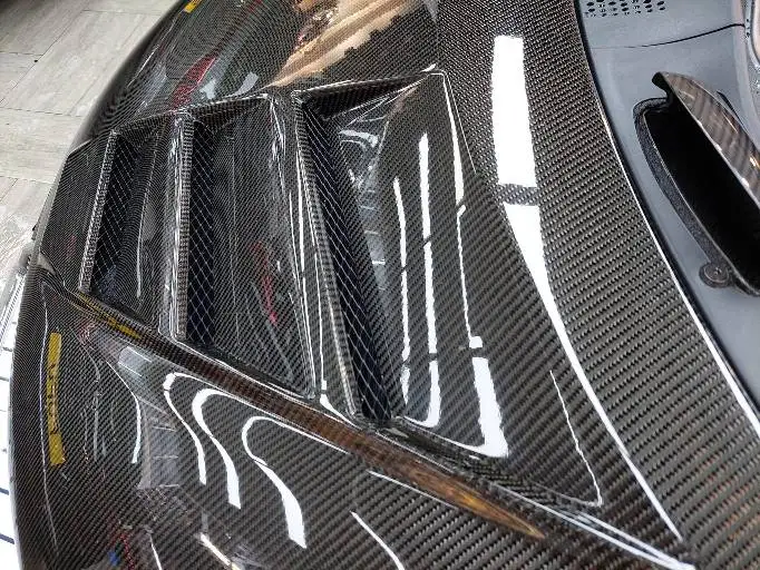 Real carbon fiber bonnet front hood fit for Honda 2015 Civic Type-R FK2