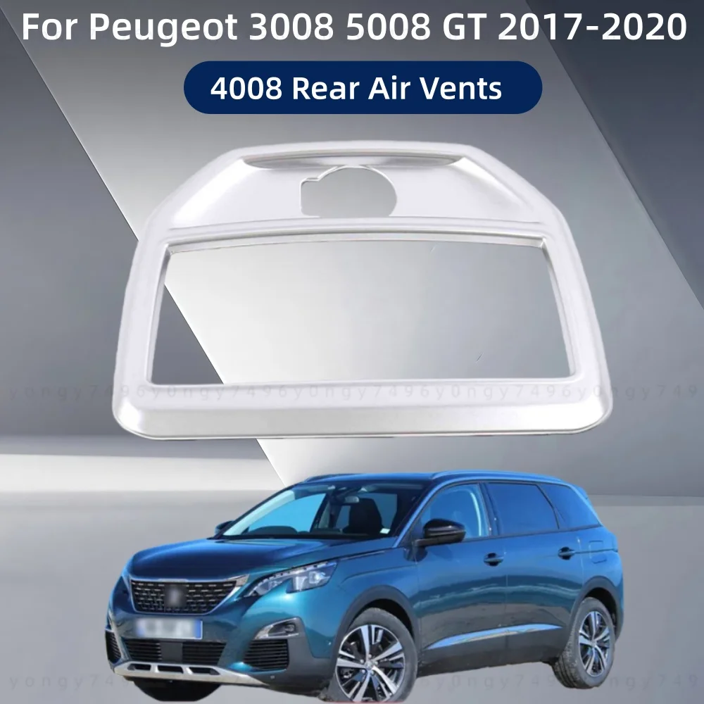 

Car Upgrade Stickers 4008 Rear Air Vents For Peugeot 3008 5008 GT 2017 2018 2019 2020 Modification Decoration Accessories