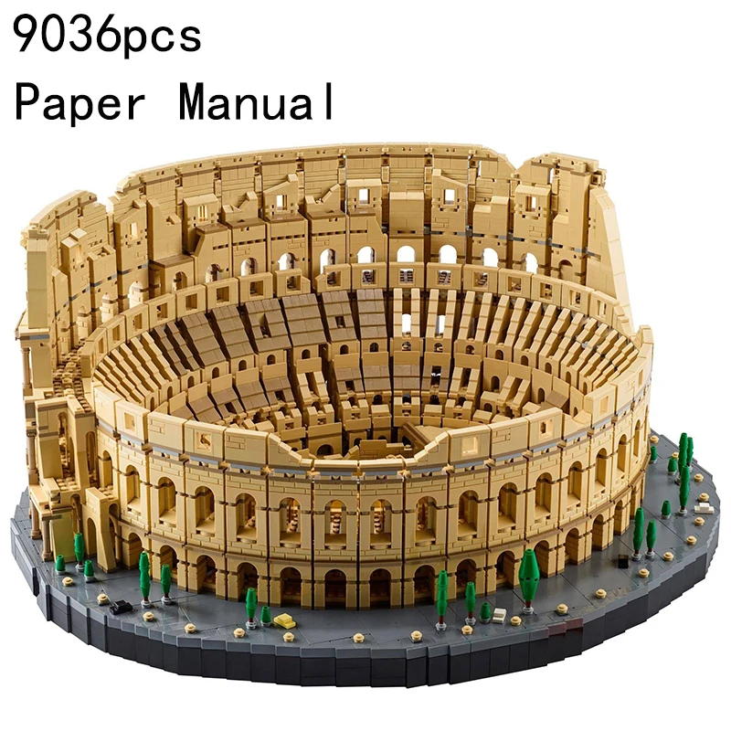 9036 Stuks Colosseum Bouwstenen Bouw Stad Model Baksteen Speelgoed Compatibel Met Set 10276 Volwassenen Verjaardag Kerstcadeau
