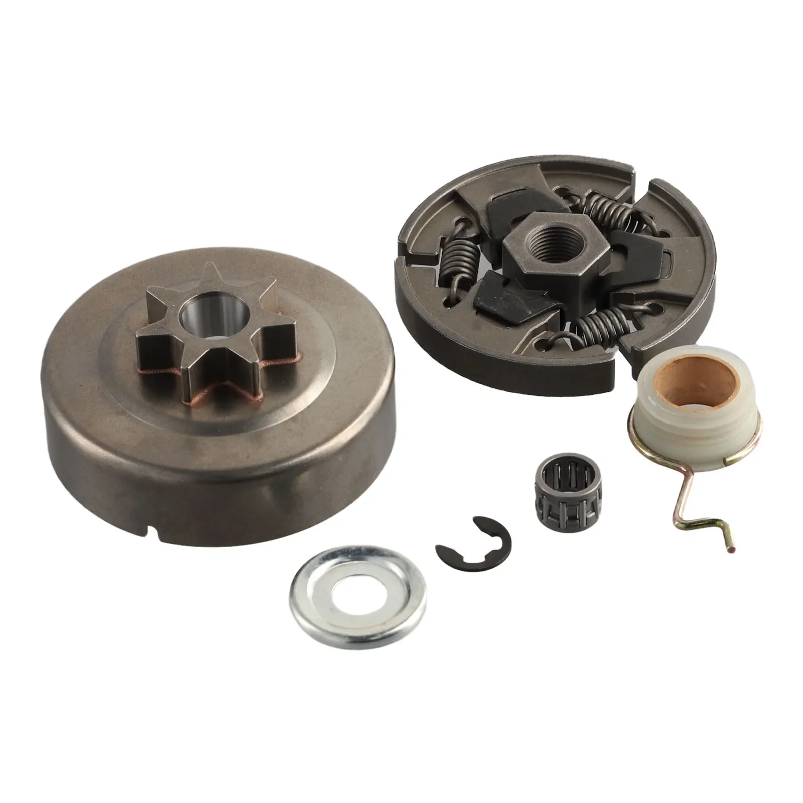 Accessories Clutch Drum Kit MS210 MS230 MS250 Needle Bearing Oil Pump Outdoor Parts Worm Gear Assembly Yard E-clip