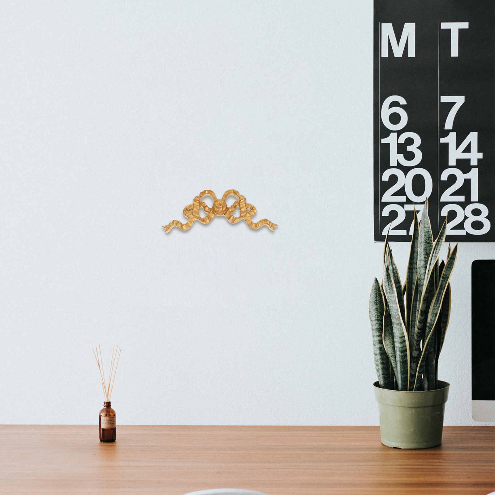 

1 Set Golden Vintage Bow Wall Hanging Decor Resin Butterfly Knot Hook For Living Room Kitchen Bathroom Christmas Home Wall Art