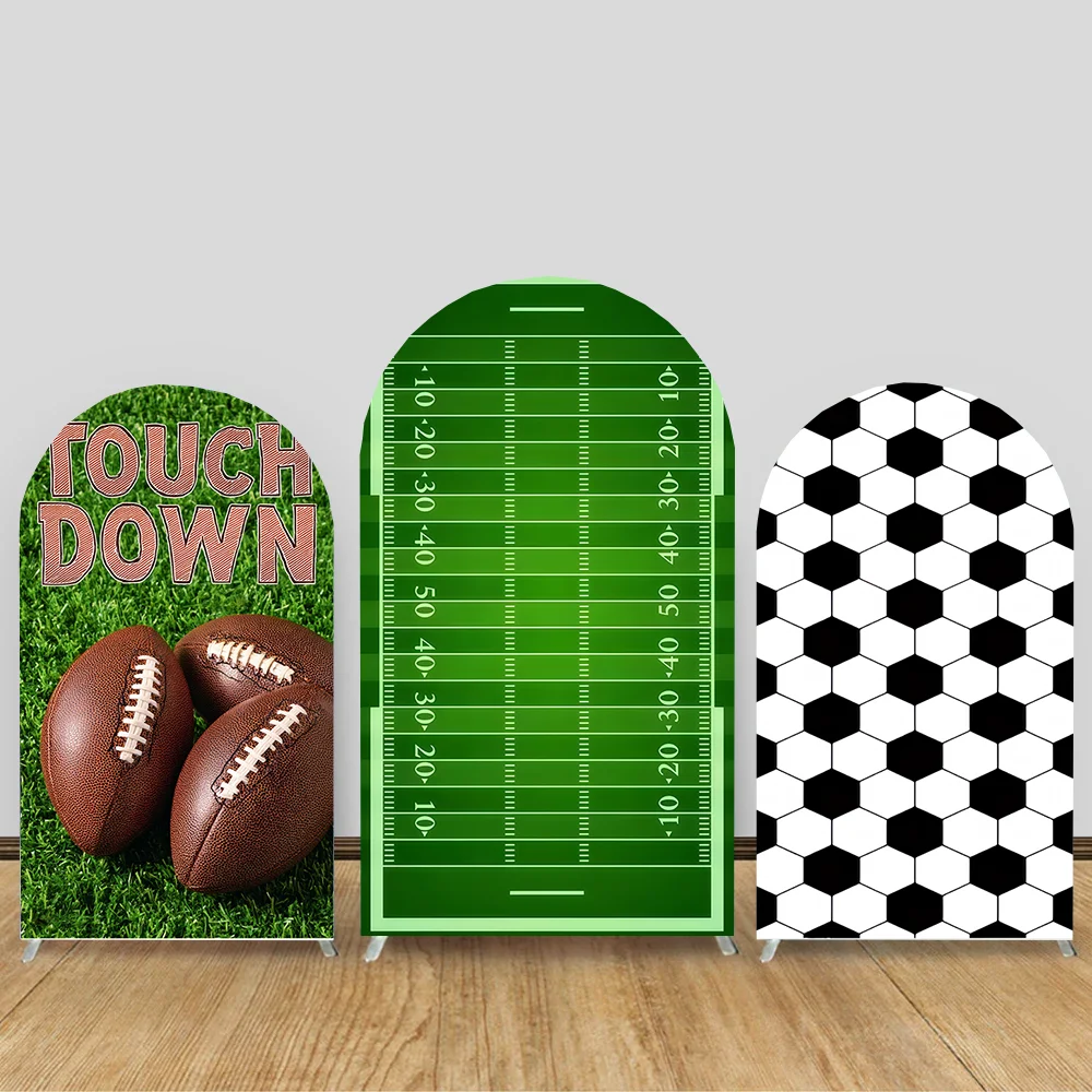 

Sports Party Decoration Arch Wall Panels Backdrop American Football theme Background Party Banner Rugby Birthday Arch Cover