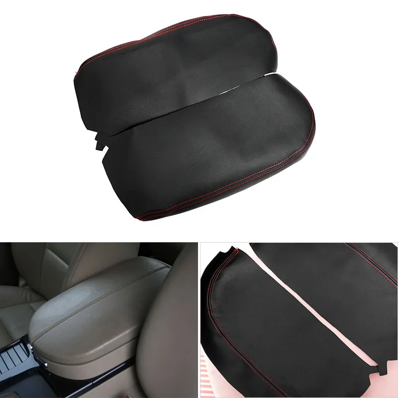 Microfiber Leather Car Accessories Center Console Armrest Box Cover Trim For Acura MDX 2007 2008 2009 2010 2011 2012 2013