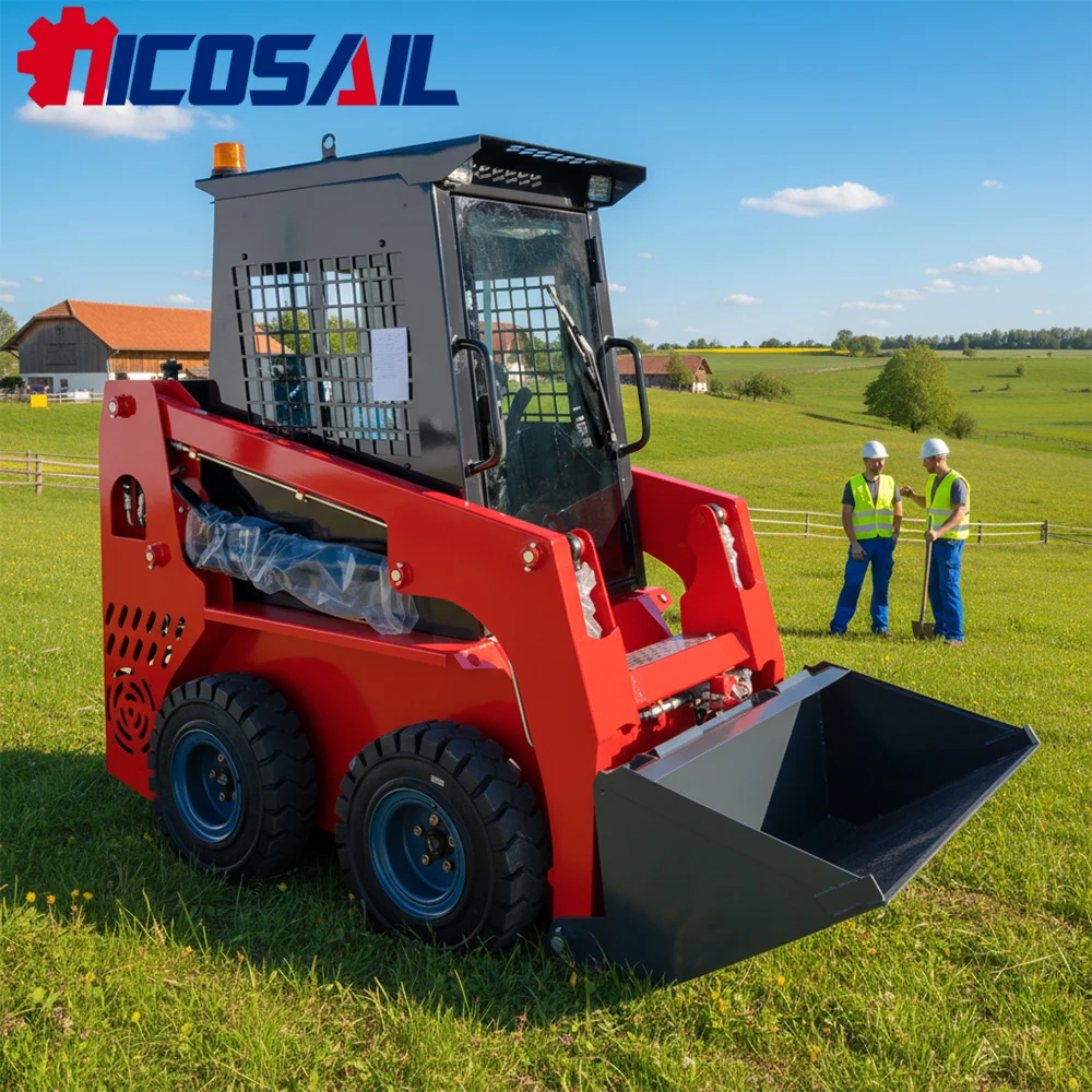 

Small Wheel Loader Construction Equipment with Bucket CE Euro 5 Compact Loader System