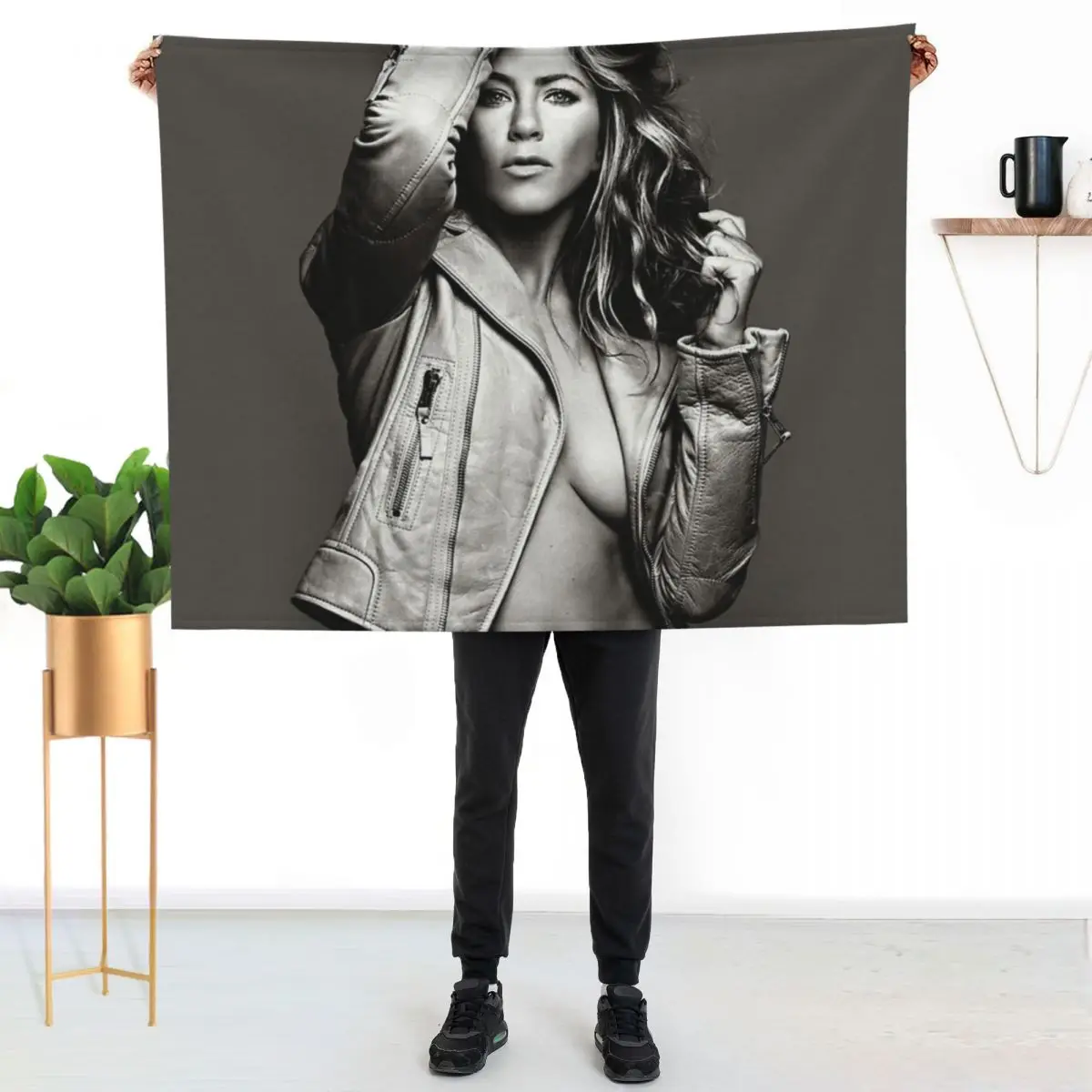 

Jennifer Aniston Throw Blanket Flannel Fleece Soft Warm Throw Blanket