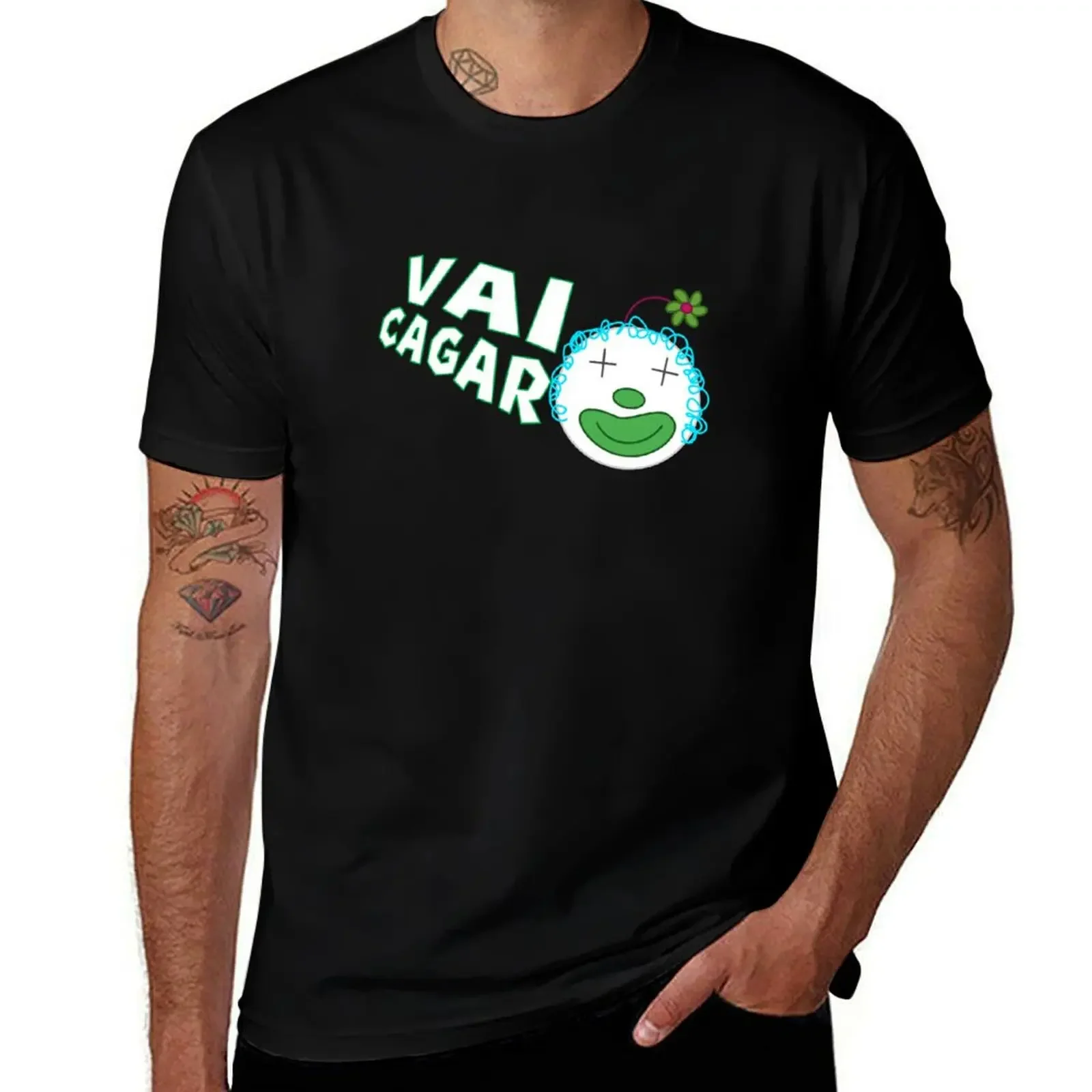 Silvia da Silvia - Vai Cagar T-Shirt anime t shirts kawaii clothes graphics tee shirts for men