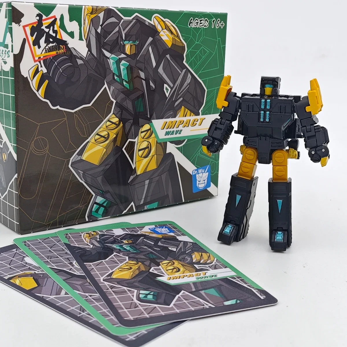 DR.WU TRANSFORMATION DW-E55B SUPERSONIC EXPLORATION SMALL SCALE DECIBEL MINI MAGNETIC Tape Actionfigur