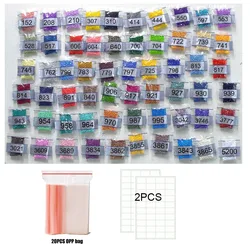 Full Resin Diamond & Drawing Tool Cube Bag Color Cube Pack Set DMC36 DMC60