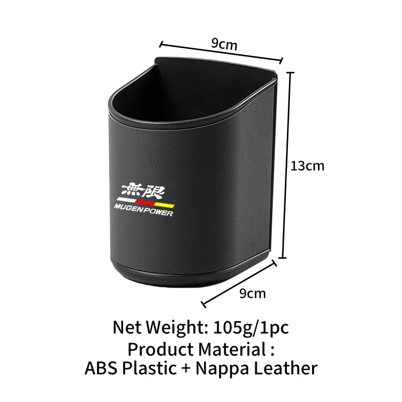 Car Door Water Cup Box Mug Drinks Storage Bag Accessories For Honda Mugen Power Civic 5D Accord 8 CRV Hrv Fit Jazz view 6