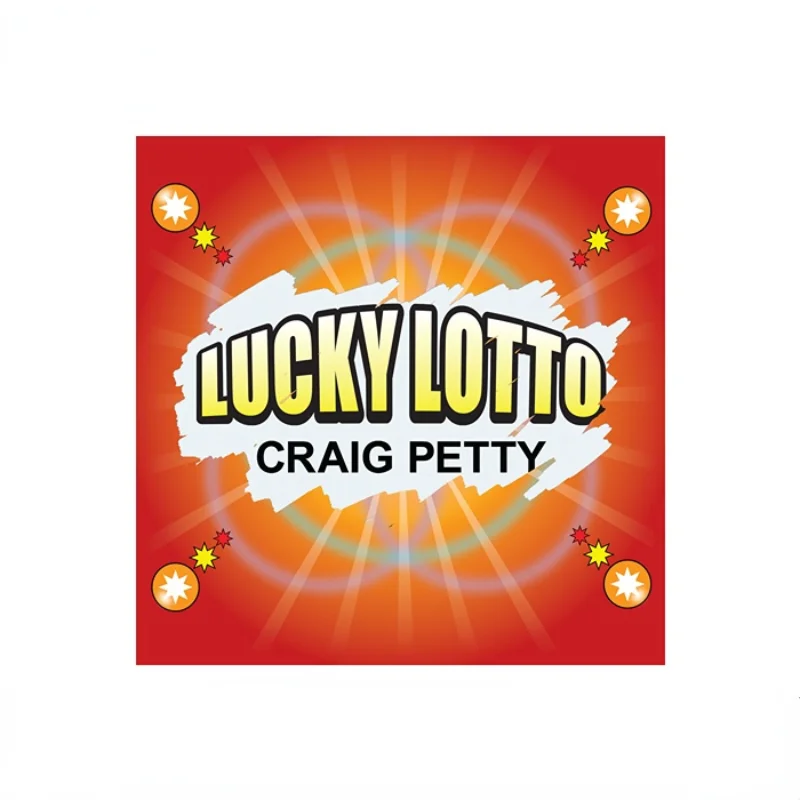 Lucky Lotto by Craig Petty Close up Magic Tricks Gimmick Funny Illusions Prediction Mentalism Magic Props Magician Street Bar