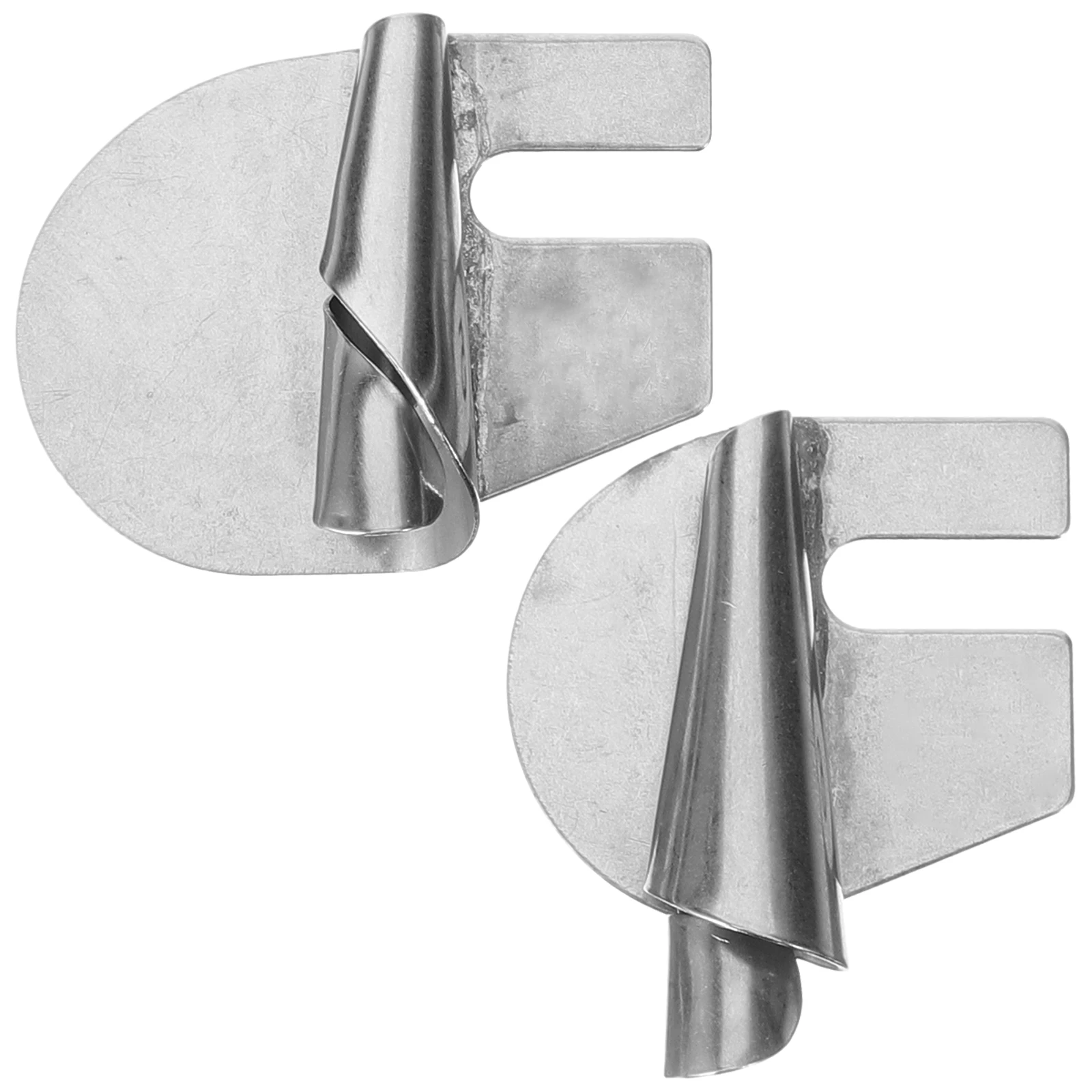 

2pcs Hemmers Foot Binder Curler 6mm 5mm Silver Small Seamer Attachment Sewing Machine Accessory Overlock Tool Household