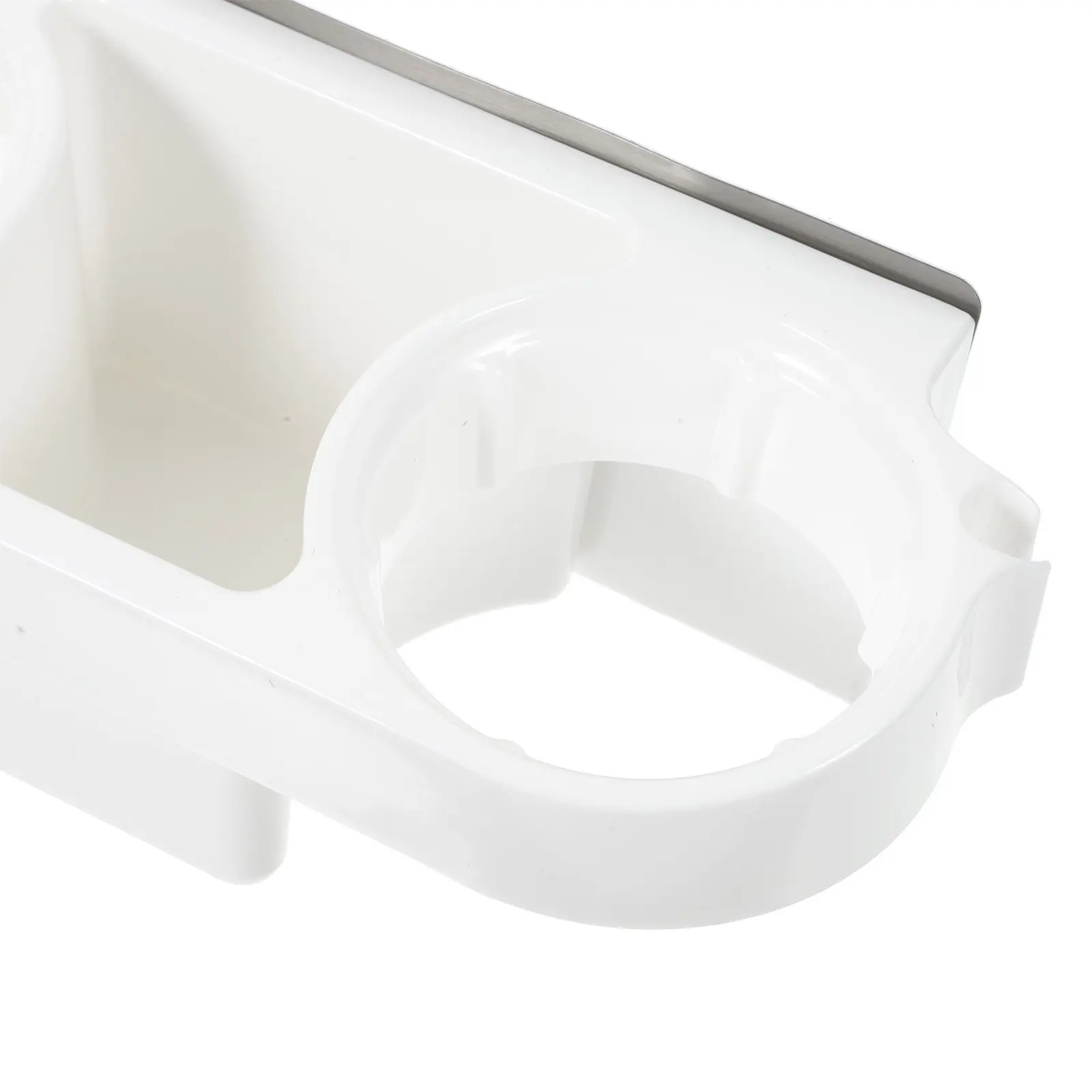Wall Mounted Hair Dryer Storage Rack – Bathroom Organizer Shelf for Blow Dryer & Styling Tools