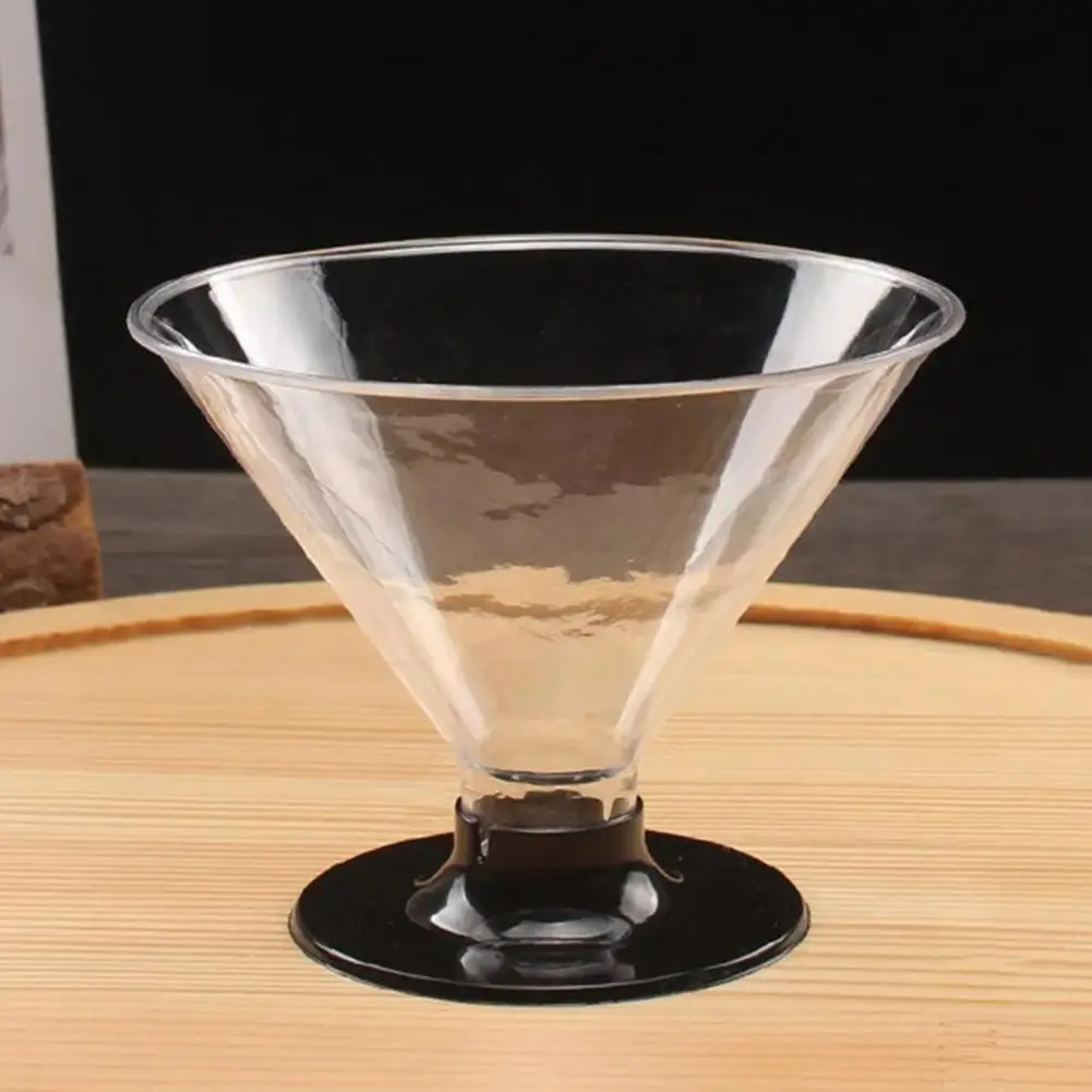 Cocktail Glasses for Parties Transparent Cocktail Glasses Disposable Martini Glasses Set for Parties Weddings 10 for Cocktails