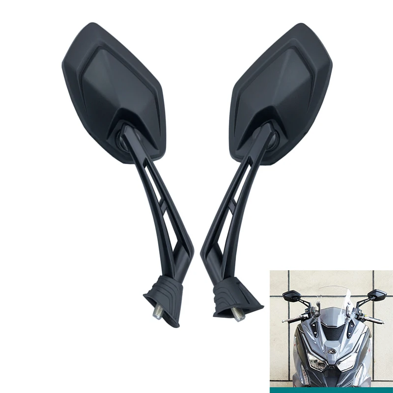 Motorcycle Rearview Mirrors Scooter Mirrors Motorbike Accessories for KYMCO S350 CT300 CT250 L300 Honda PCX Easy Installation