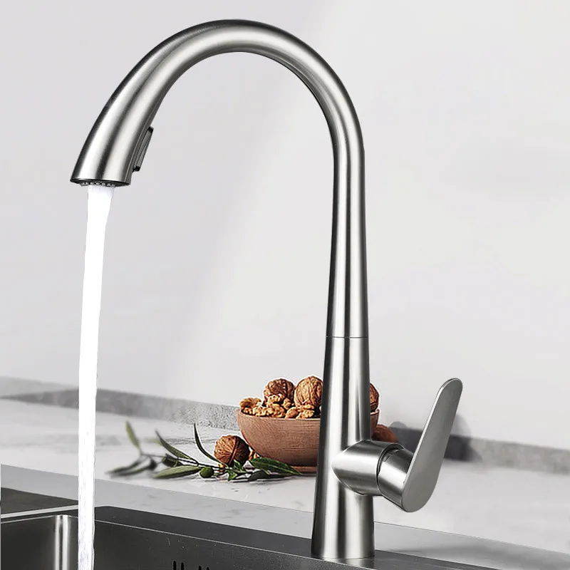 

Bestseller Basin Faucets Cold Hot Dual Outlet Hidden Pull-out Balcony Basin Faucets Kitchen Home Improvement Robinet YSSLT