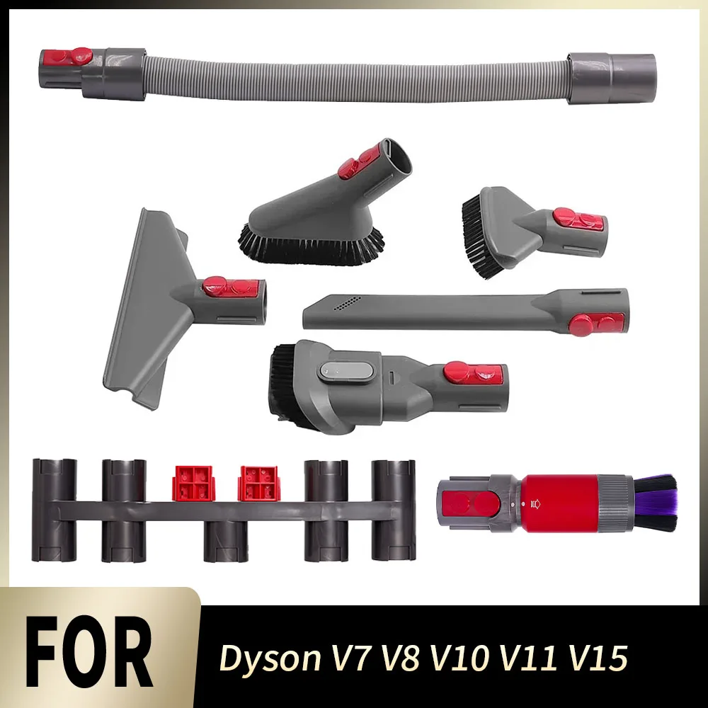 Staubsauger Zubehör Ersatzteile Flache Saugdüse Kopf Verlängerung Rohr Saugkopf Anzug für Dyson V7 V8 V10 V11 V15