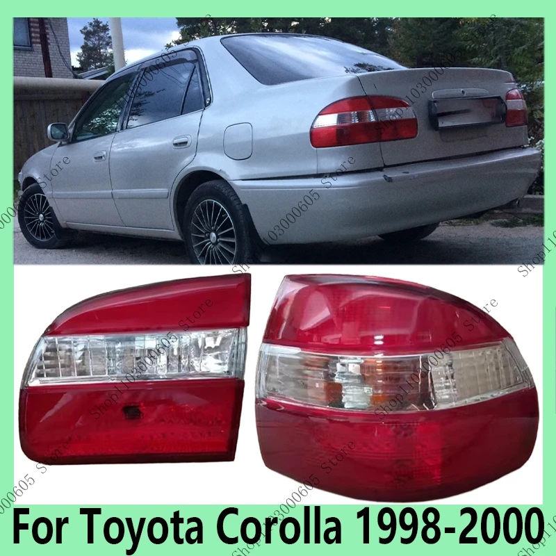 

Для Toyota Corolla 1998-2000 автомобильные аксессуары задний бампер задний фонарь указатель поворота фонарь заднего хода 81550-1E080 81561-1E040