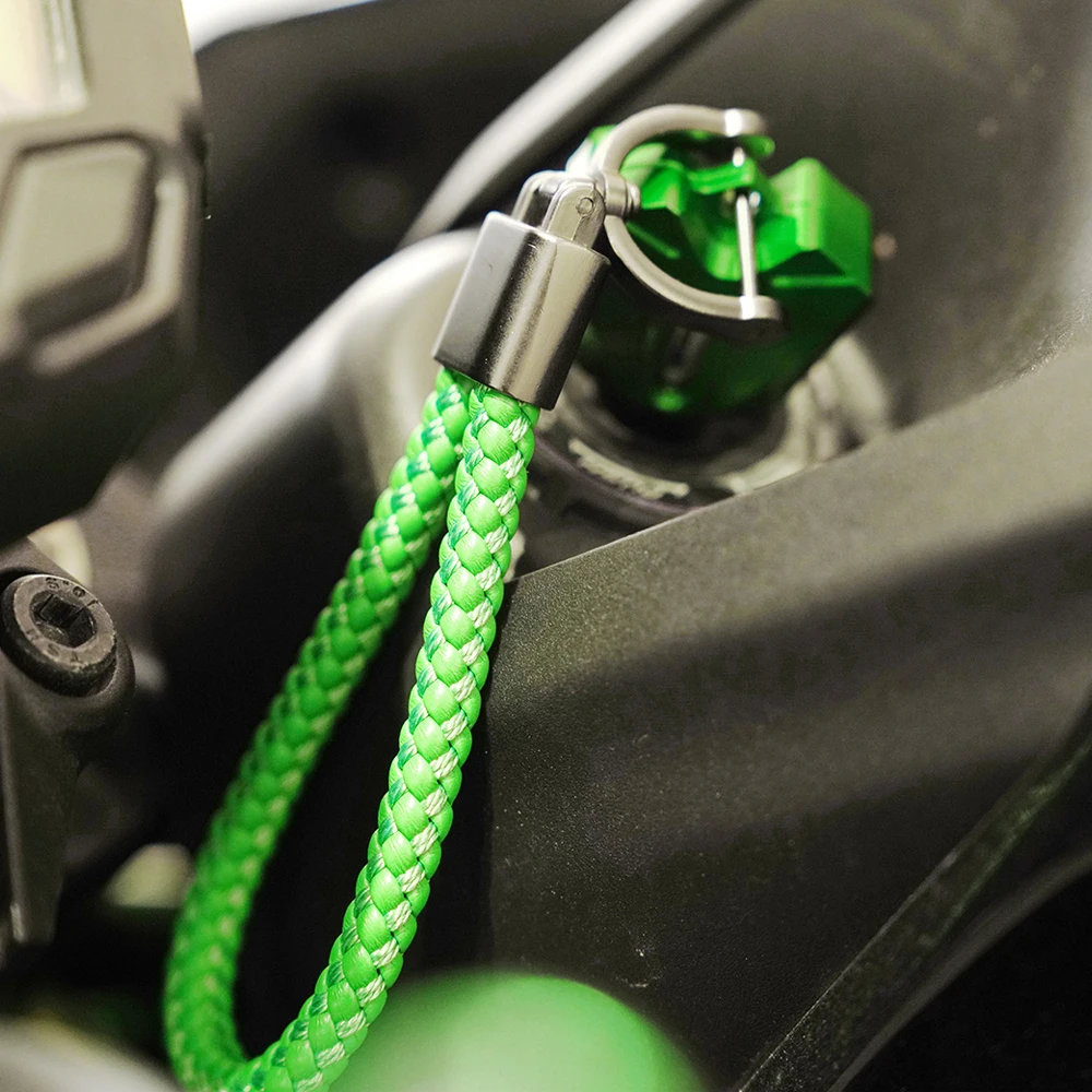 For KAWASAKI Z650 Ninja650 Versys650 Z650RS 2017-2023 2024 2025 CNC Motorcycle Key Trim Protecion Cover Key Shell Cover Keyring