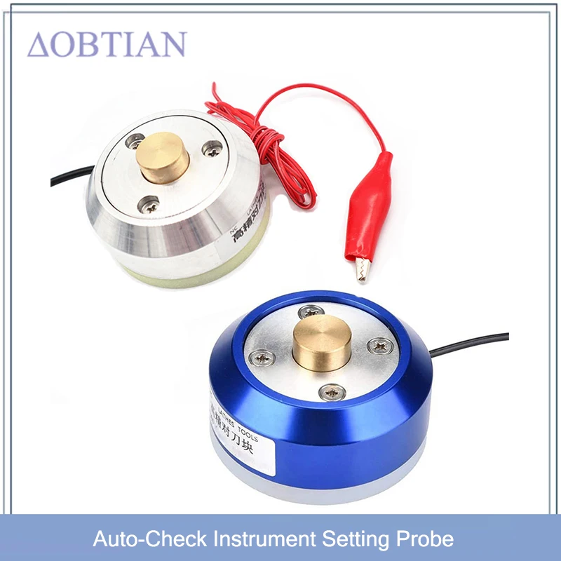 Cnc z Axis Router Mill Zero Check Touch Plate Mach3 Tool Setting Probe Auto-check Instrument Setting Probe para Cnc Usb