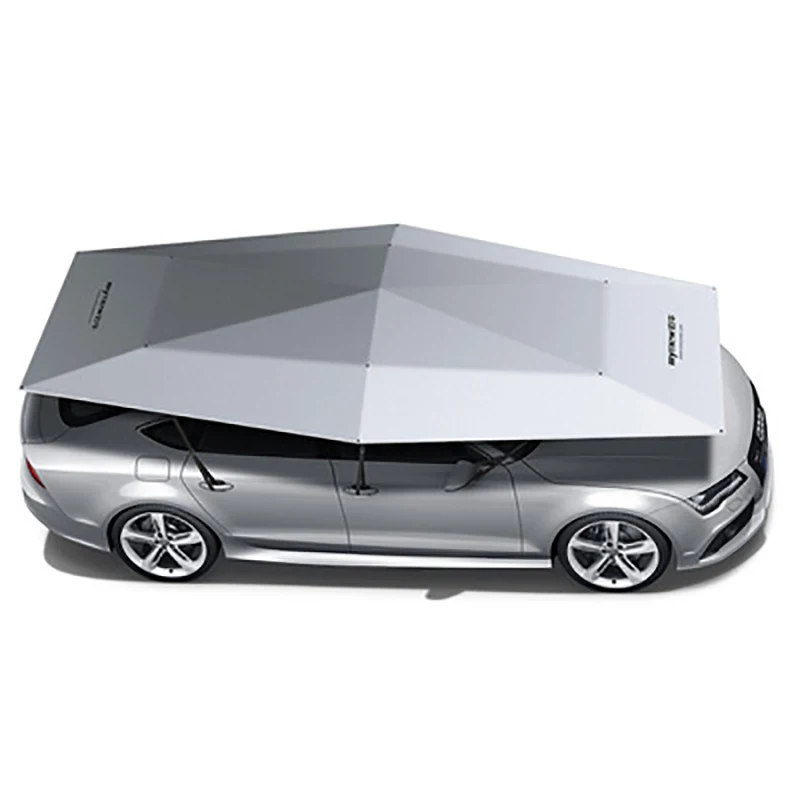 

4.2m 4.6m 4.8m 5.2m Anti-UV Automatic Folding Sun Shade Covering Roof Car Cover Umbrella Sunshade With Remote