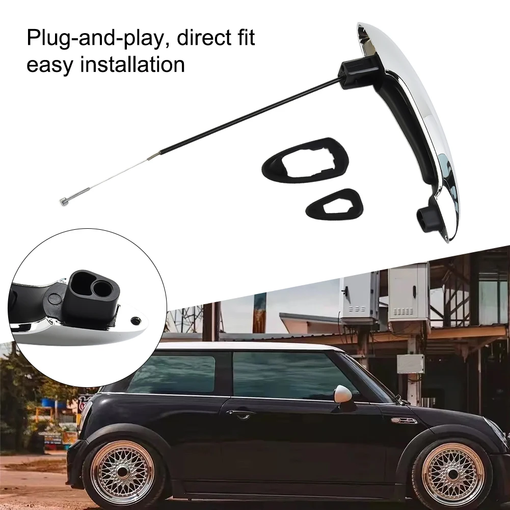Exterior Front Right Side Door Handle for BMW For Mini For Cooper for r50 to R59 Models 51217198472 51217147504 Use 2002-2015
