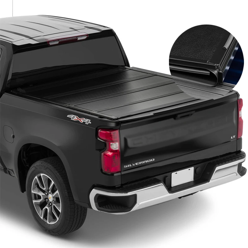 4X4 Hard Four Fold Cover Pickup Truck Bed Tonneau Cover For Amarok Hilux Revo Navara Np300 D40 D22