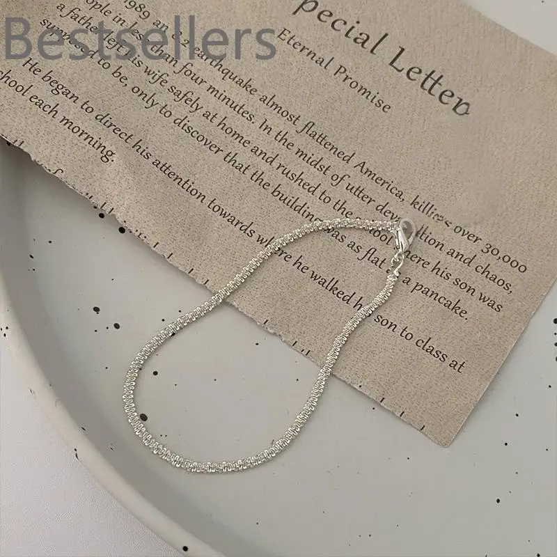Wholesale 925 sterling silver Shiny chain bracelets for women lady nice wedding party daily outfits parties Valentine's Day gift