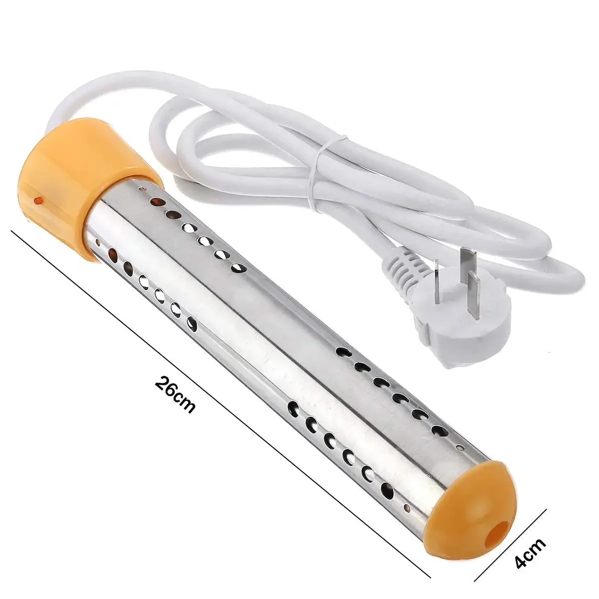 2000W Floating Electric Heater Boiler Water Heating Element Portable Immersion Suspension The stainless steel heat up EU/UK Plug