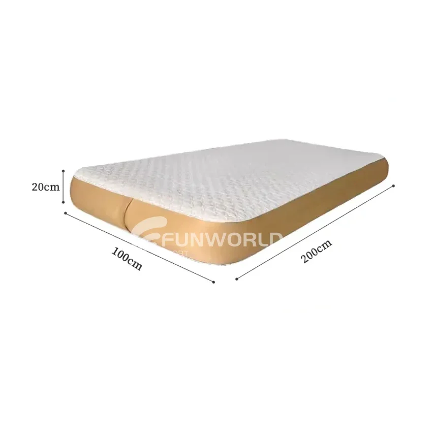 Funworldsport Customized Inflatable Air Mattress Portable Sleeping Pad Camping Mattress Quick Inflation Camp Mat