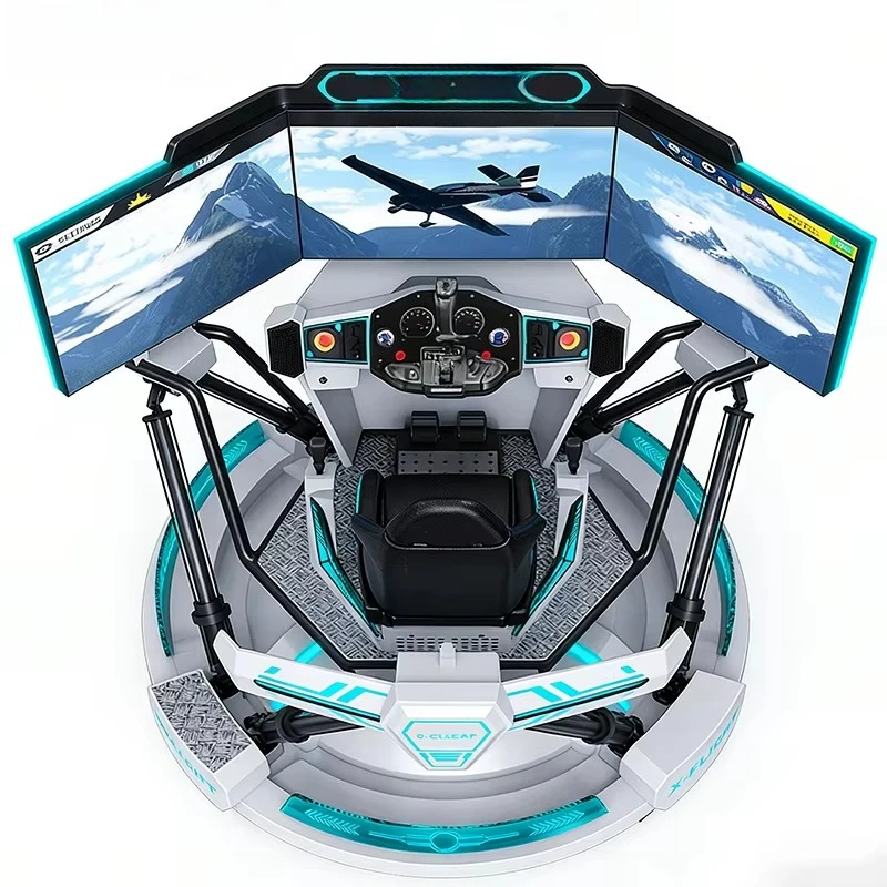 VR Flying Simulator Aircraft Teaching and Training 5D 7D 9D Science Popularization Exercise Equipment Study Simulation Cockpit view 4