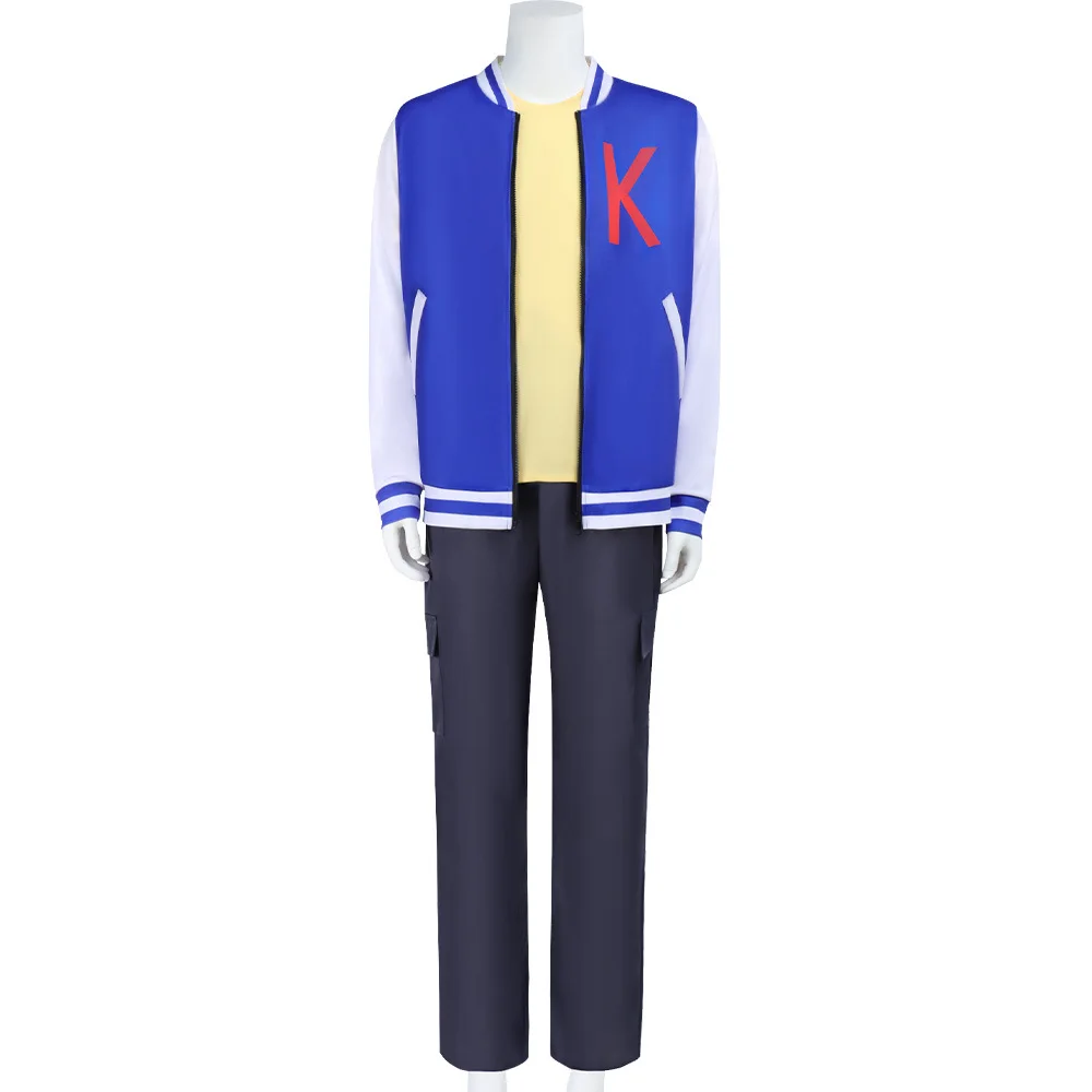 

Anime Detective-Conan Cosplay Suit - Shinichi Kudo One-Eyed Afterimage Outfit for Halloween Comic Exhibition School Uniform Set