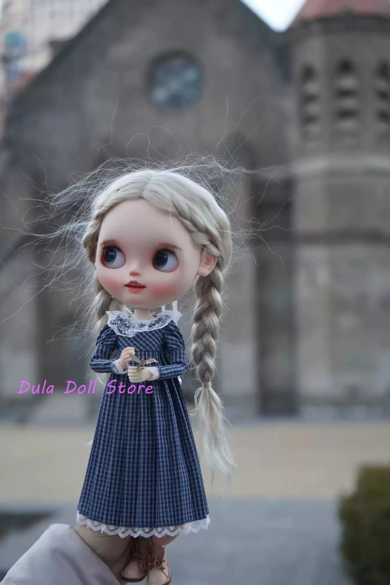 Dula Doll Clothes Dress Pleated long skirt Blythe ob24 ob22 Azone Licca ICY JerryB 1/6 Bjd Doll