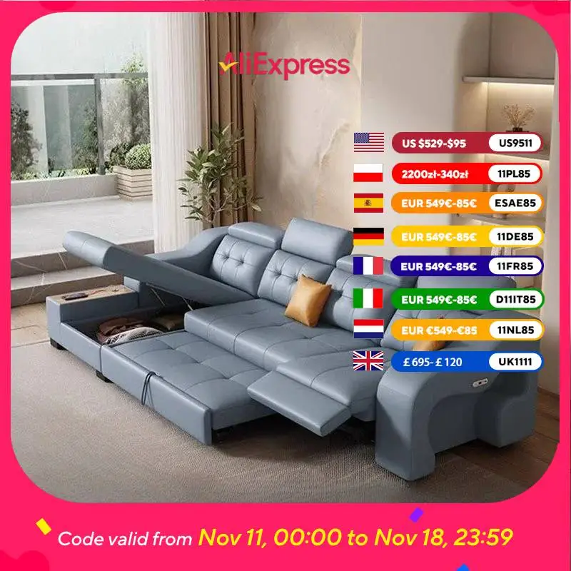 

Electric European Living Room Sofa Armrest Design Recliner Lazy Living Room Sofas Luxury Modern Divano Adhd Home Furniture