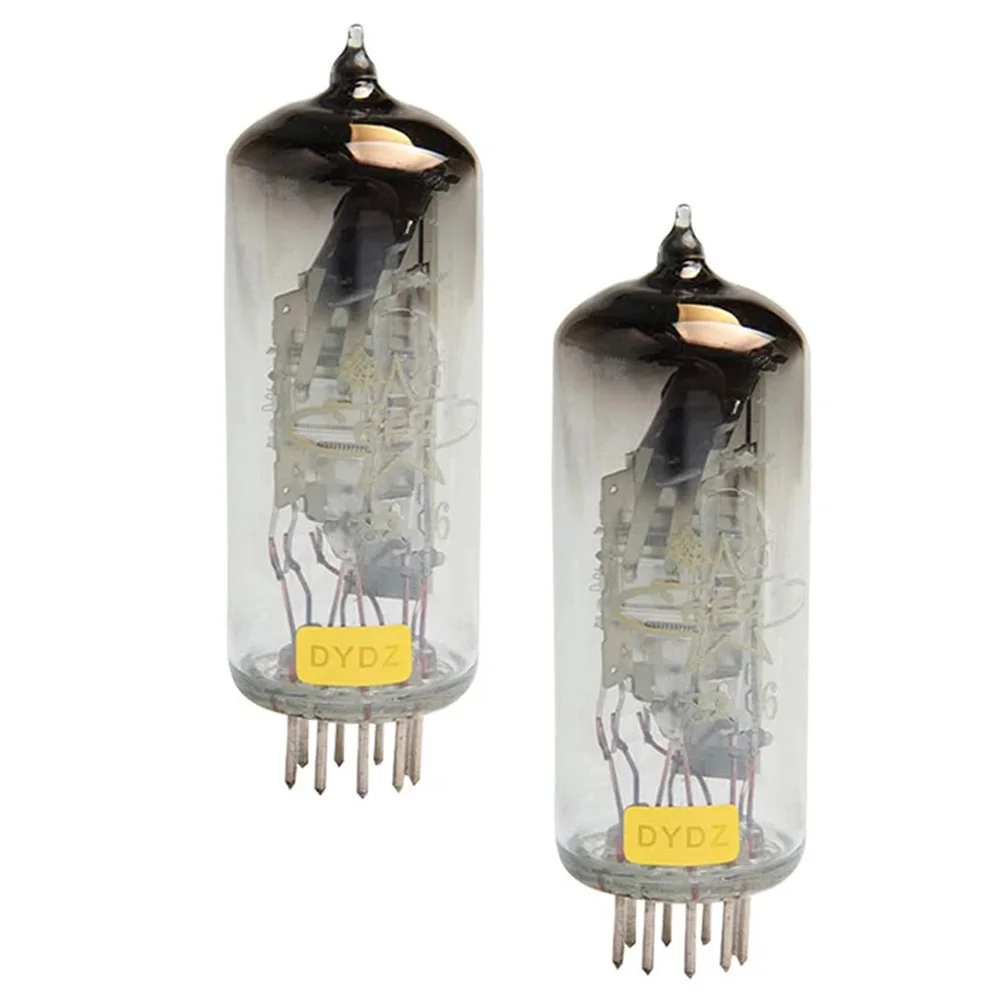 2Pcs Electron Tubes 6E2 Electron Tube Eye Tube Fluorescence Tuning Indicator Tube Semiconductors Actives Electronic Components
