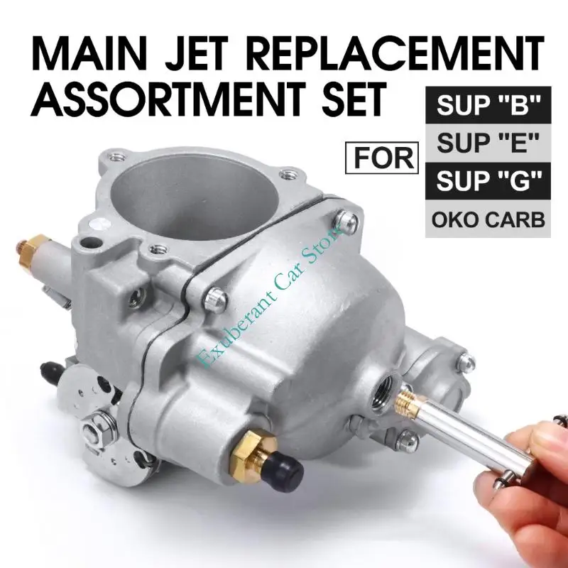 Carburetor Jet Nozzle With Removal Tool For DIY Installation Optimizing Motorcycle Engine Power And Efficiency