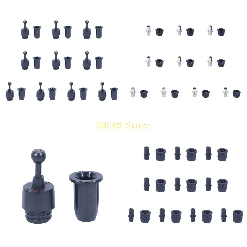 10PCS/Set Black Matte Speaker Panel Clip Threaded Design Speaker Grill Clip for Secure NoRattle Mesh Attachment best sale