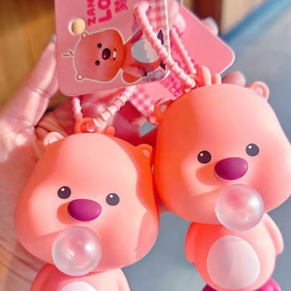 لعبة كابيبارا الإسفنجية ذات النفخ الفقاعي المزدوجة لتخفيف التوتر كمتعة سلسلة مفاتيح لتخفيف الضغط.