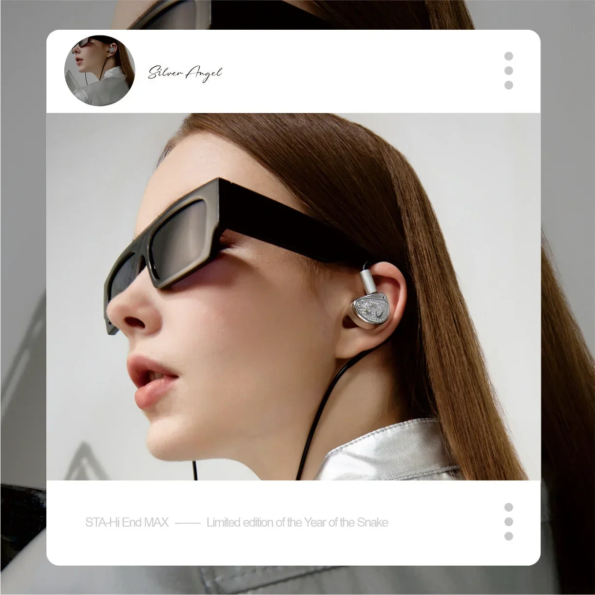 

EarAcoustic Audio STA-Hi End MAX Wired HiFi Earphones 10mm DLC & 6mm Composite Dual Driver In-ear with Interchangeable Cable